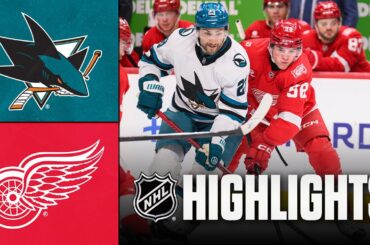 Sharks vs. Red Wings | NHL Highlights | January 16, 2026