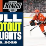Anaheim Ducks vs. Los Angeles Kings | FULL Shootout Highlights - January 16, 2026