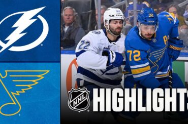 Lightning vs. Blues | NHL Highlights | January 16, 2026