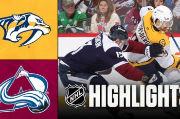 Predators vs. Avalanche | NHL Highlights | January 16, 2026