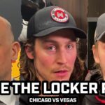 INSIDE THE LOCKER ROOM: Jeff Blashill, Tyler Bertuzzi & Arvid Söderblom Celebrate Win Over VGK