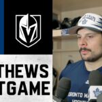 Auston Matthews | Post Game vs Vegas Golden Knights | January 15, 2026