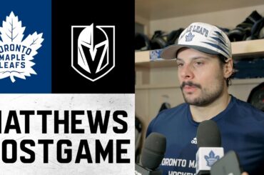 Auston Matthews | Post Game vs Vegas Golden Knights | January 15, 2026