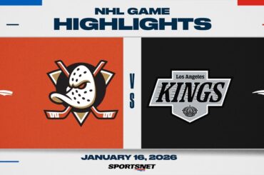 NHL Highlights | Ducks vs. Kings - January 16, 2026