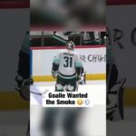 Grubauer SHOVES Dougie Hamilton 😳👀 #nhl #hockey #njdevils