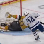 Golden Knights' Adin Hill Stuns Maple Leafs' Bobby McMann With Acrobatic Stop