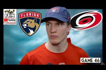Anton Lundell, Panthers Postgame: Florida Gets Blown Out 9-1 by Carolina Hurricanes
