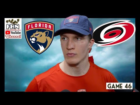 Anton Lundell, Panthers Postgame: Florida Gets Blown Out 9-1 by Carolina Hurricanes