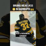 LAST LOOK at #33 on the ice in Boston 👀