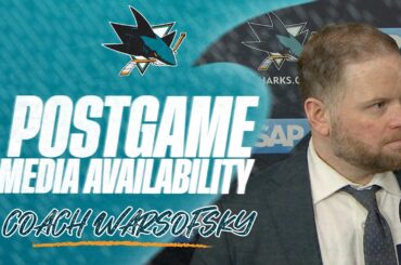 Postgame vs VGK (1/11): Warsofsky