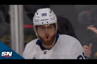 William Nylander Kicks It To Himself For A Slick Backhand Finish