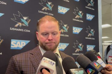 Warsofsky on Ostapchuk's Growth, Rolling 4 Lines | Sharks vs. Blue Jackets Post-Game (1.6.26)