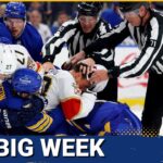 Buffalo Sabres have BIG TESTS this week looking to build a lead in the East playoff race