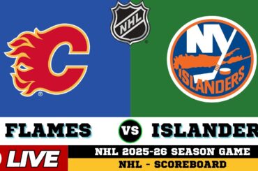 🔴LIVE : New York Islanders Vs Calgary Flames | NHL 2026 | NHL Live SCOREBOARD