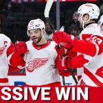 MASSIVE WIN: Red Wings shutout Montreal Canadiens in battle for top of the Atlantic