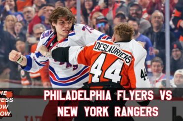 Philadelphia Flyers vs. New York Rangers (1/17/25) - The Press Row Show: Pregame, INTs, Postgame