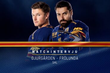 MATCHINTERVJU 🎙️ | Gustav Lindström och Ludvig Rensfeldt efter DIF-Frölunda