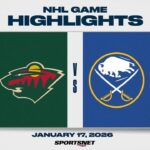 NHL Highlights | Wild vs. Sabres - January 17, 2026
