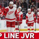 Top line James van Riemsdyk— Can he help stabilize Dylan Larkin's line? | Erik Gustafsson recalled