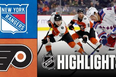 Rangers vs. Flyers | NHL Highlights | January 17, 2026