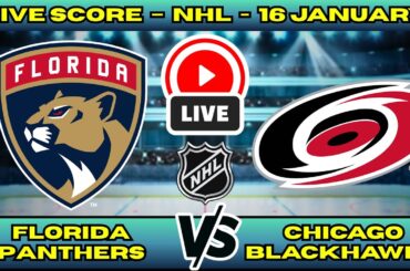 🔴 Florida Panthers vs Carolina Hurricanes | NHL Play by Play | Live Score Update 17 January