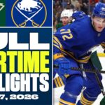 Wild at Sabres | FULL Overtime Highlights - January 17, 2026