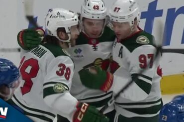 Wild's Quinn Hughes Sets Up Ryan Hartman Goal After Nifty Move At Blue Line