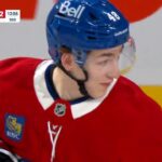 Phillip Danault alimente Lane Hutson et le CH double son avance face aux Flames