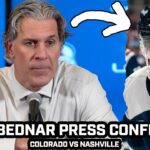 Jared Bednar PISSED & Says "NO POSITIVES" in Avs 7-3 Blowout LOSS vs Predators