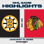 NHL Highlights | Bruins vs. Blackhawks - January 17, 2026
