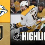 Predators vs. Golden Knights | NHL Highlights | January 17, 2026