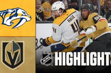 Predators vs. Golden Knights | NHL Highlights | January 17, 2026