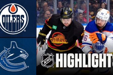 Oilers vs. Canucks | NHL Highlights | January 17, 2026