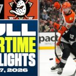 Los Angeles Kings at Anaheim Ducks | FULL Overtime Highlights - January 17, 2026