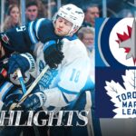 Winnipeg Jets vs. Toronto Maple Leafs - Game Highlights