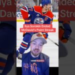 Ilya Sorokin Ended McDavid’s Point Streak