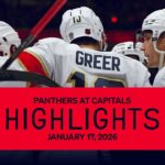 Panthers at Capitals Highlights | 01.17.26