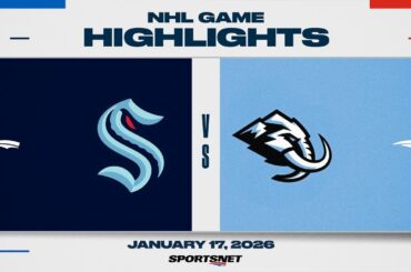 NHL Highlights | Kraken vs. Mammoth - January 17, 2025
