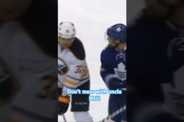Don’t mess with Phil Kessel! Maple Leaf Kessel vs Sabres John Scott #nhl