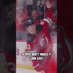 Instant power play goal #njdevils #devilsvsoilers #nhl #jesperbratt #hockey #shorts