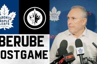 Craig Berube | Post Game at Winnipeg Jets | January 17, 2026
