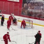 Red Wings make wish come true for 4-year-old goalie