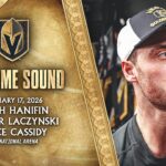 🎥 PREGAME SOUND: Hanifin, Laczynski & Cassidy