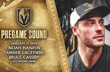 🎥 PREGAME SOUND: Hanifin, Laczynski & Cassidy