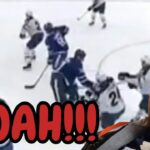 Zach Hyman Whips His Stick At Neal Pionk and Gets A Fine!!!