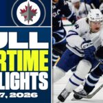 Toronto Maple Leafs at Winnipeg Jets | FULL Overtime Highlights - January 17, 2026