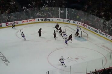 Marc Del Gaizo of the Laval Rocket scores vs. the Utica Comets 1/3/26