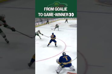Goalie Assist Sets Up the OT Winner 👀