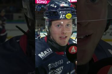 Fredrik Karlström passade på att skicka en hälsning till brorsonen 😊🎁