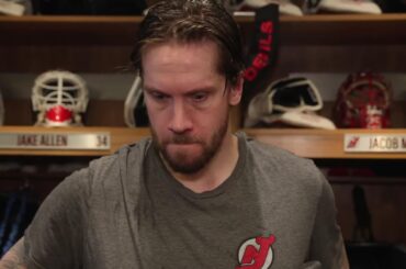Markstrom, Meier and Keefe speak after 4-1 loss to Canes